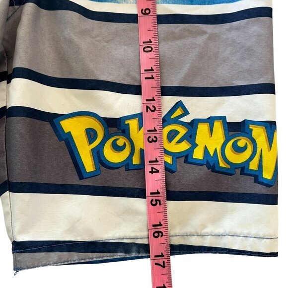 Pokemon Board Shorts Boys M Multicolor Swim Trunks Pikachu Swimwear Beach - Picture 11 of 12